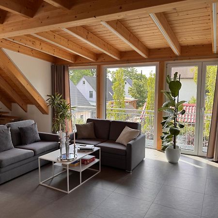 Moderne Ferienunterkunft/Wohnung Burgthann Bagian luar foto