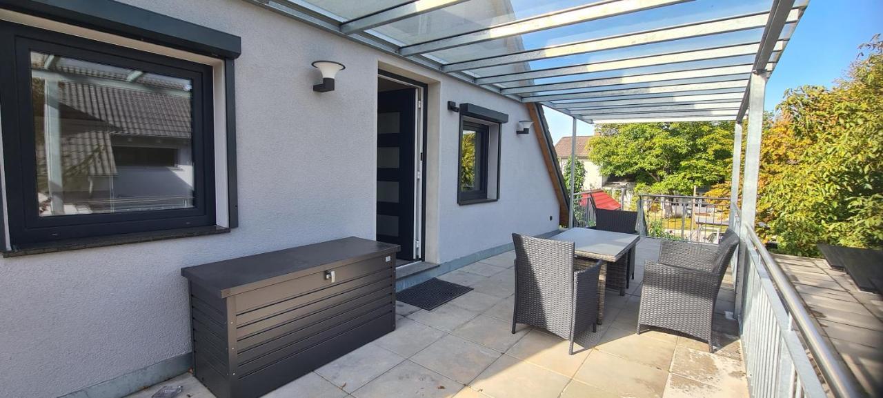 Moderne Ferienunterkunft/Wohnung Burgthann Bagian luar foto